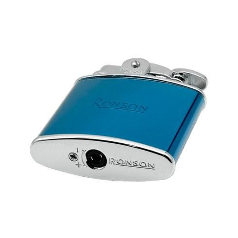 Vžigalnik Ronson 102004 plinski Nostalgia Jet Flame, Blue Ice