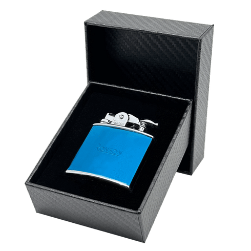 Vžigalnik Ronson 102004 plinski Nostalgia Jet Flame, Blue Ice