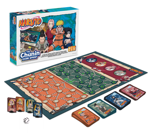Cartamundi 103052001 Namizna igra Naruto: Chunin testni šprint