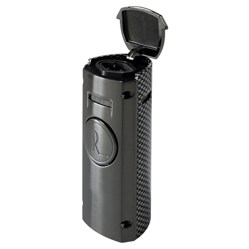 Vžigalnik Ronson 110003 plinski Jet Flame Volcano, Fiber Carbon