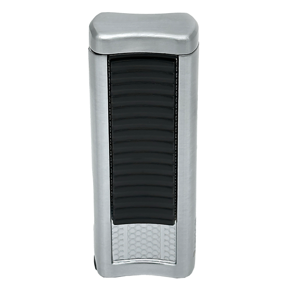 Ronson 116001 Vžigalnik plinski Jet Flame Passat srebrn/črn