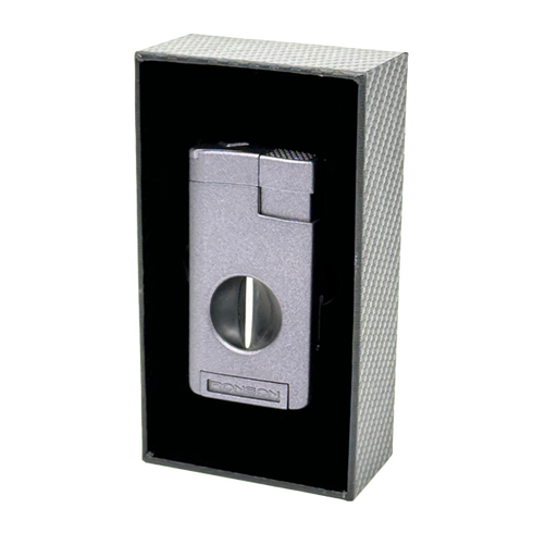 Vžigalnik Ronson 118002 za cigare plinski Jet Flame Thunder, Grey