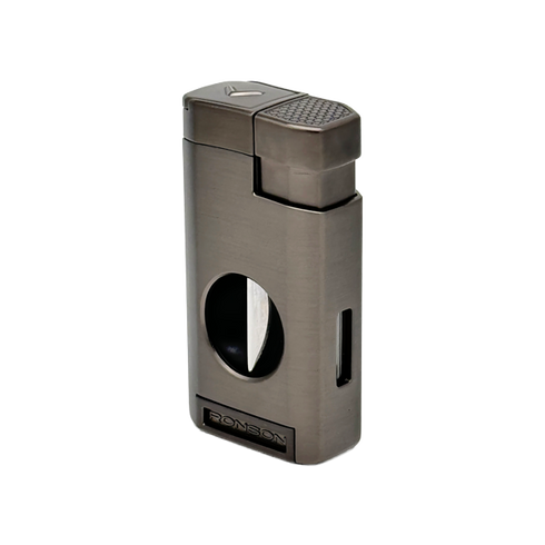 Vžigalnik Ronson 118003 za cigare plinski Jet Flame Thunder, Gun Metal