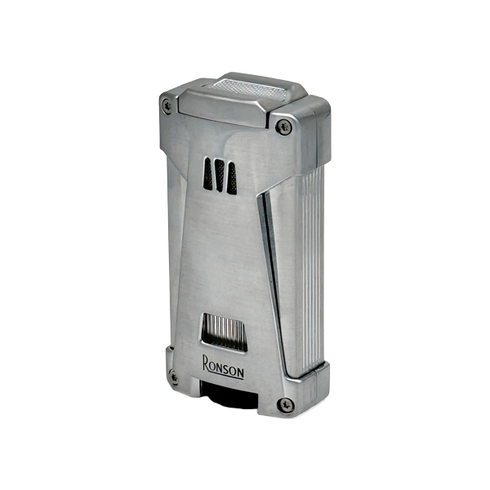 Vžigalnik Ronson 119001 za cigare plinski Jet Flame Hurricane, Chrome Satin