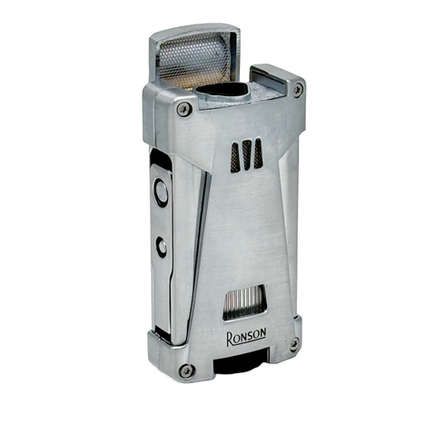 Vžigalnik Ronson 119001 za cigare plinski Jet Flame Hurricane, Chrome Satin