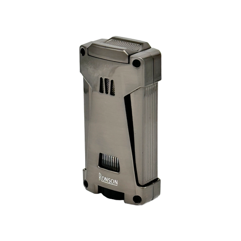 Vžigalnik Ronson 119002 za cigare plinski Jet Flame Hurricane, Gun Metal