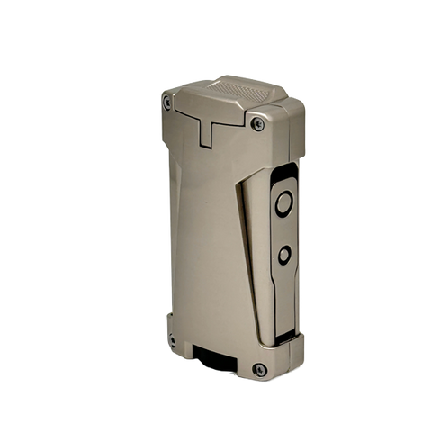 Vžigalnik Ronson 119003 za cigare plinski Jet Flame Hurricane, Grey Satin