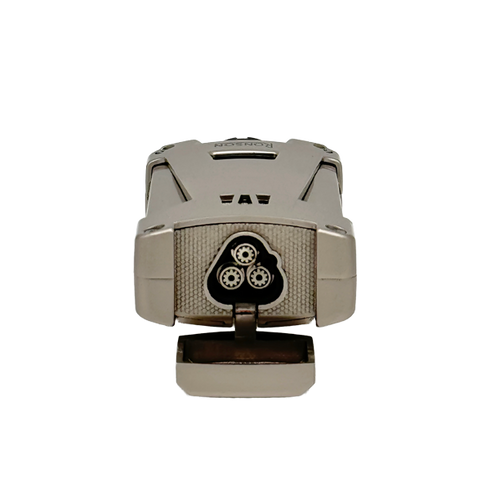 Vžigalnik Ronson 119003 za cigare plinski Jet Flame Hurricane, Grey Satin