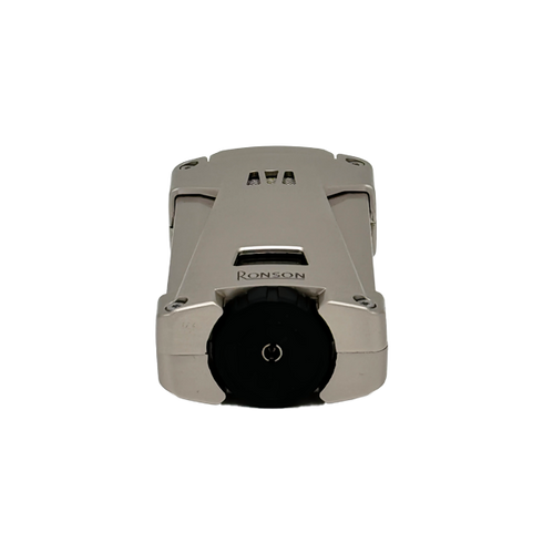 Vžigalnik Ronson 119003 za cigare plinski Jet Flame Hurricane, Grey Satin