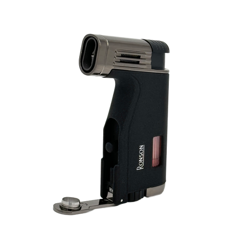 Gorilnik Ronson 120001 plinski Jet Flame Breeze, Black Crackle