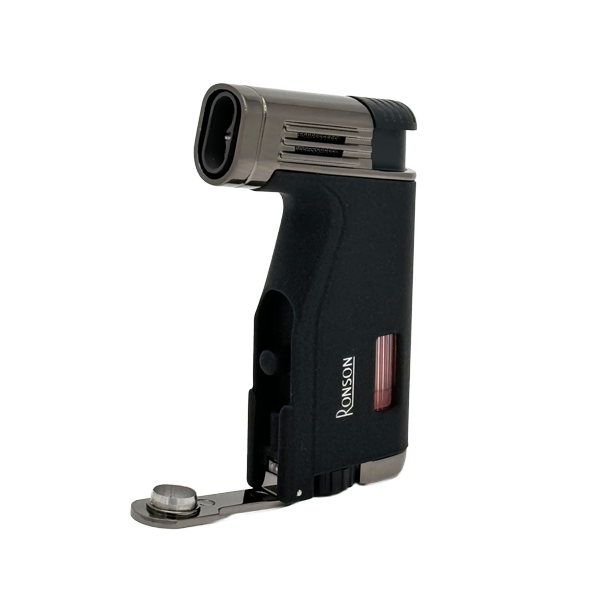 Gorilnik Ronson 120001 plinski Jet Flame Breeze, Black Crackle