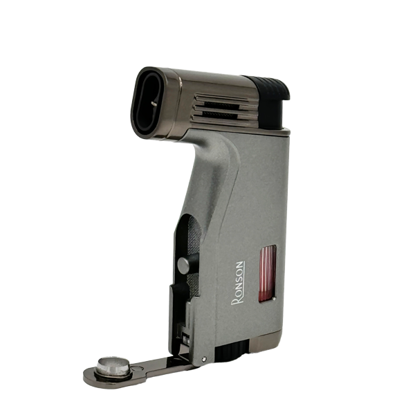 Gorilnik Ronson 120002 plinski Jet Flame Breeze, Grey