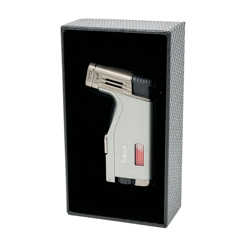 Gorilnik Ronson 120002 plinski Jet Flame Breeze, Grey