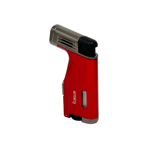Gorilnik Ronson 120003 plinski Jet Flame Breeze, Red