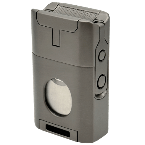 Vžigalnik Ronson 121001 za cigare plinski Giant Jet Flame, Gun Metal