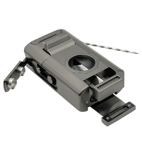 Vžigalnik Ronson 121001 za cigare plinski Giant Jet Flame, Gun Metal