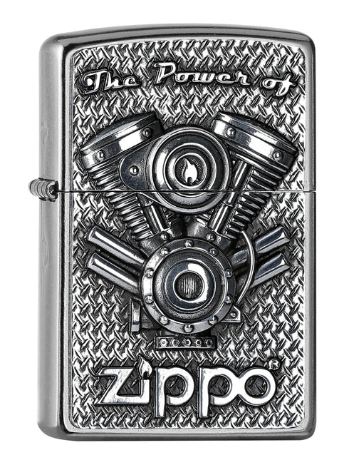 Zippo 2.005.714 Vžigalnik V Motor Emblem