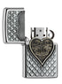 Zippo vžigalnik 2.006.480 Heart Emblem 3D