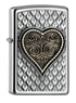 Zippo vžigalnik 2.006.480 Heart Emblem 3D