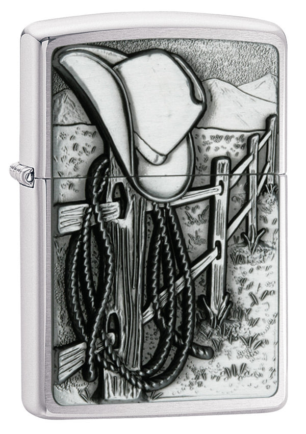 Zippo vžigalnik 24879 Resting Cowboy Emblem