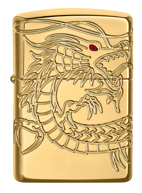 Zippo vžigalnik 29265 Golden Asian Dragon Armor®
