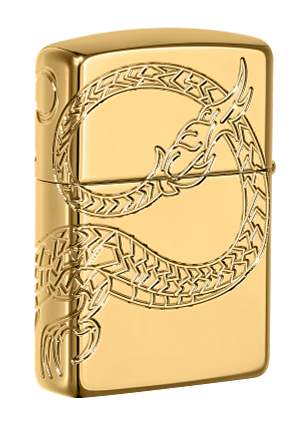 Zippo vžigalnik 29265 Golden Asian Dragon Armor®