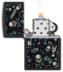 Zippo 60.007.008 vžigalnik Grunt Pattern with Skulls