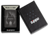 Zippo 46175 vžigalnik Campfire Zippo Fire Logo, High Polish Black