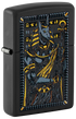 Zippo 46245 vžigalnik Egyptian God Anubus, Black Matte