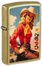 Zippo 46248 vžigalnik Cowgirl, Street Brass