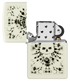 Zippo 46289 vžigalnik Glowing Skull