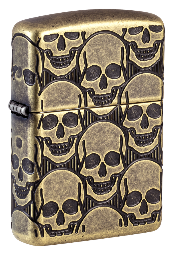 Zippo vžigalnik 46302 Skulls Armor
