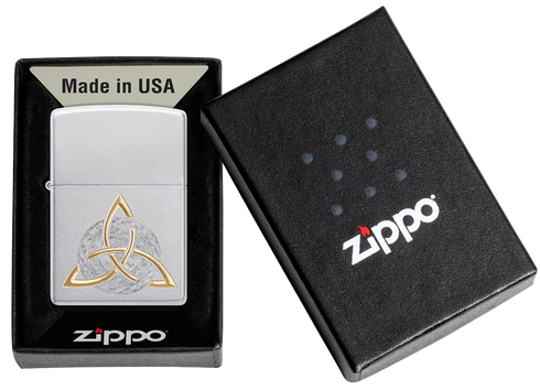 Zippo vžigalnik 60.007.292 Viking Knot, Satin Chrome