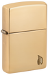 Zippo vžigalnik 46397 Armor Flame, High Polish Brass