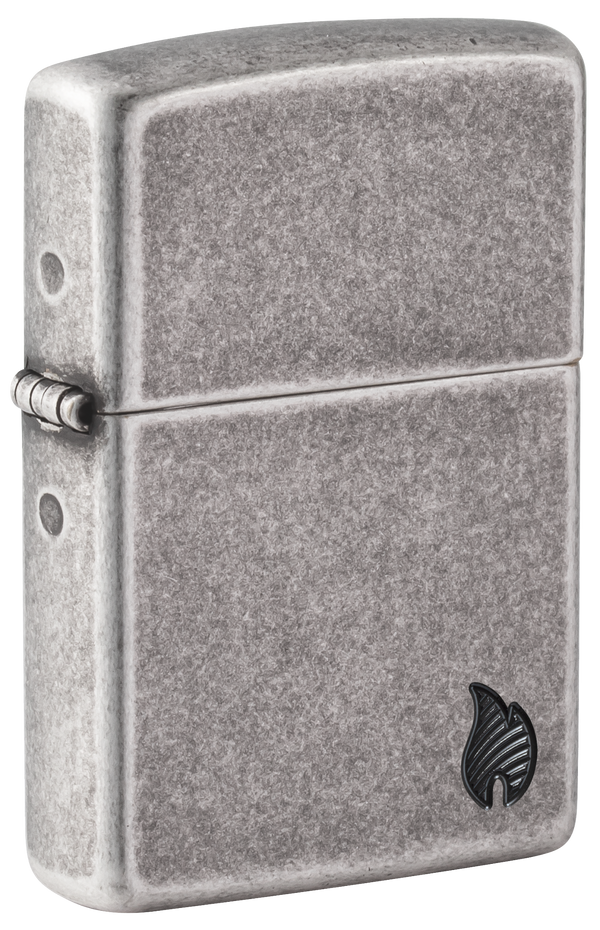 Zippo vžigalnik 46399 Armor Flame, Antique Silver