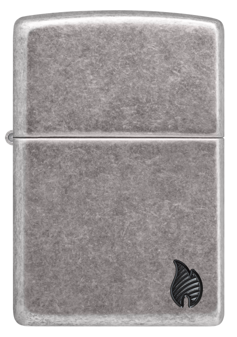 Zippo vžigalnik 46399 Armor Flame, Antique Silver