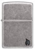 Zippo vžigalnik 46399 Armor Flame, Antique Silver