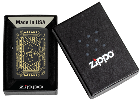 Zippo 46483 vžigalnik Retro 1932, Black Matte