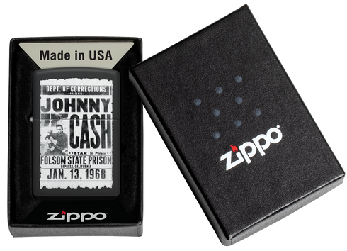 Zippo 46490 vžigalnik Music Johnny Cash