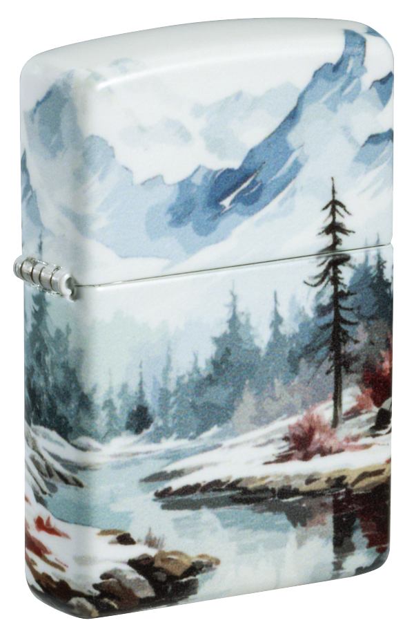 Zippo 46702 vžigalnik Painted Lake & Mountains, 540 Matte