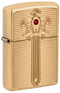 Zippo 46737 vžigalnik Golden Sword Armor, High Polish Brass