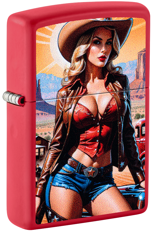 Zippo 60.007.557 vžigalnik Pinup Cowgirl