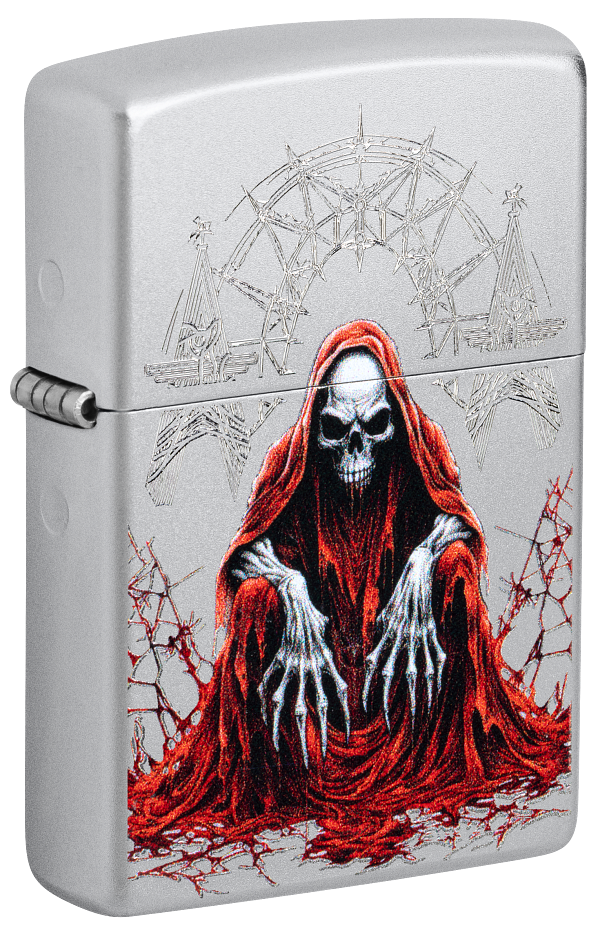 Zippo 60.007.576 vžigalnik Red Grim Reaper