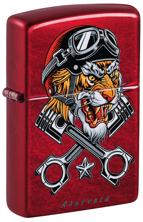 Zippo 46934 vžigalnik Biker Tiger by Rietveld