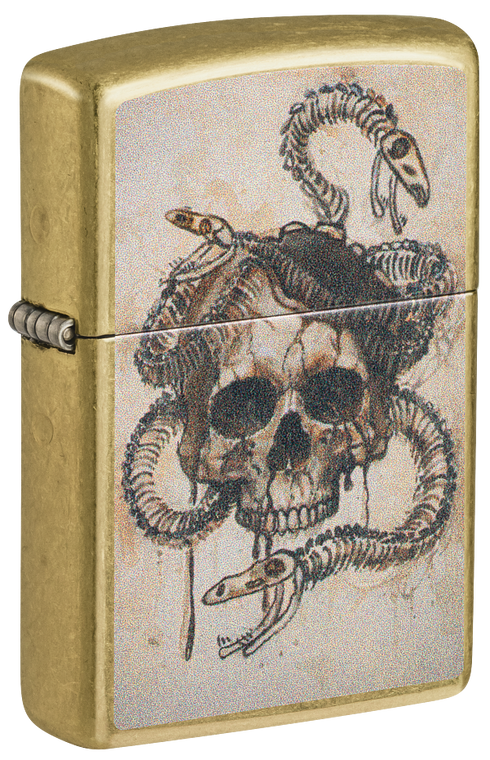 Zippo 47175 vžigalnik Skull and Snake