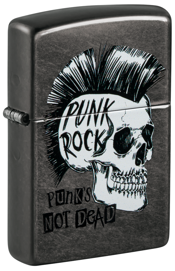 Zippo vžigalnik 60.006.559 Punk Rock Skull, Grey