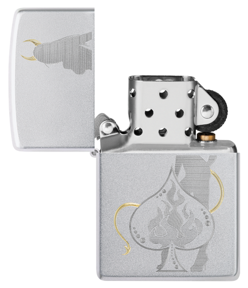 Zippo vžigalnik 48658 Devilish Girl & Ace