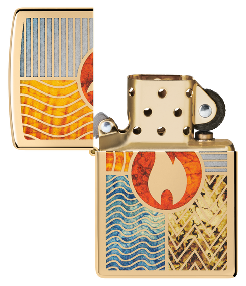 Zippo vžigalnik 48729 Elements of Earth