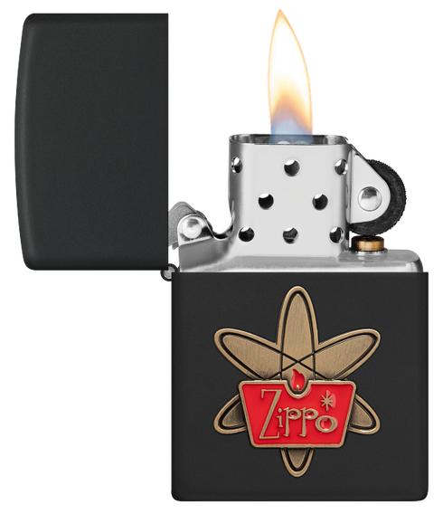 Zippo 48920 vžigalnik Zippo Atom, Black Matte