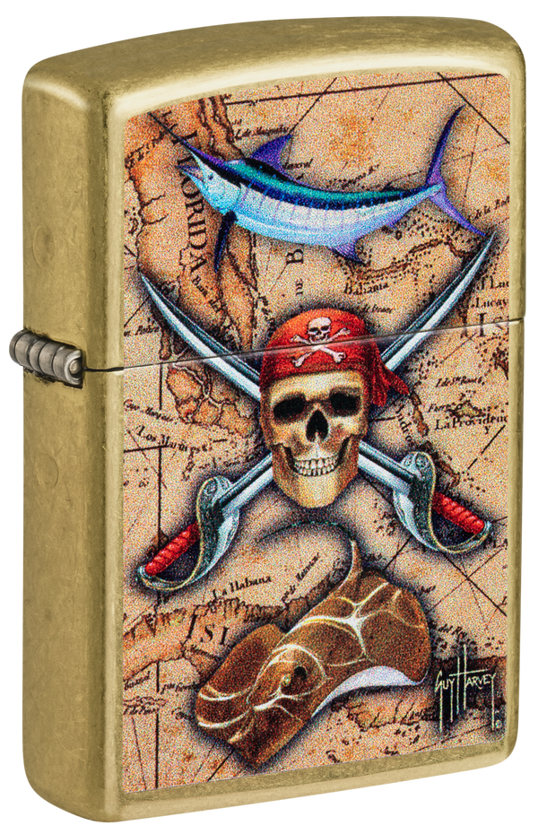 Zippo vžigalnik 48966 Pirate & Map
